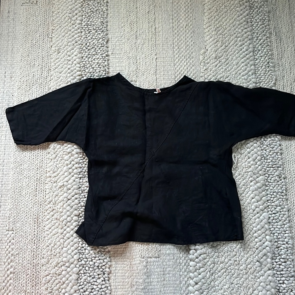 South Street Linen Blouse Made in the USA